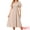 Apricot, variant on DARING DIVA Women's Floral Midi Flutter Short Sleeve V Neck Smocked A Line Dress S Apricot
