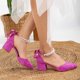 thumbnail image 3 of Miranda - Zapatos de tacón fucsia con perlas fucsia 9 US | 6.5 UK | 25 CM | 40 EU, 3 of 8