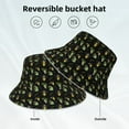 thumbnail image 5 of Bingfone Bee Floral Bucket Hat for Men Women,Packable Reversible Printed Sun Hats,Fisherman Outdoor Travel Hiking Beach Caps, 5 of 9
