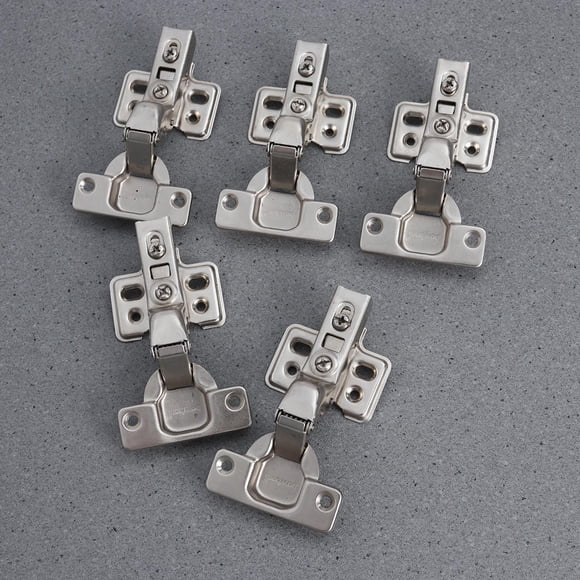 FUEENIRVA 5Pcs Easy Installation Soft Close Hinge for Closet Door 4.3X2.4X1.6in