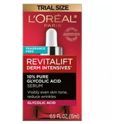 L'Oreal Paris Revitalift Derm Intensives 10% Pure Glycolic Acid Face Serum, 0.5 fl oz