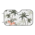 thumbnail image 6 of Lsque Vintage Palm Trees Car Windshield Sun Shade | Accordion Folding Style Auto Shade for Car Truck SUV Van | Blocks UV Rays Sun Visor Protector | Small, 6 of 7
