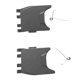 thumbnail image 5 of Tapas de Placa de Protección de Bisagra de Maletero Trasero de Coche para Quattroporte M156 14-21, Molduras de Protección de Puerta 673003775, Izquierda, 5 of 5