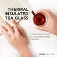 thumbnail image 6 of Verre Collection Turkish Tea Cups Double Wall Glass, 4.25 oz,- Turkish Tea Set (2-Pack), 6 of 6