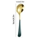 thumbnail image 3 of melotizhi Round Spoon 304 Stainless Spoon Fork Household Cute Small Soup Spoon Thick Round Bottom Eating Spoon, 3 of 9