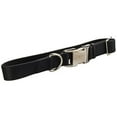 thumbnail image 2 of Coastal Adjustable Dog Collar with Metal Buckle, Black, Medium - 1" x 14"-20", 2 of 2