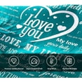thumbnail image 5 of Valentine's Day Blanket Valentines Gifts for Men I Love You Soft Throw Blanket Anniversary Present for Boyfriend Husband from Girlfriend Wife Valentines Day Blanket for Him, 5 of 5