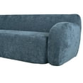 thumbnail image 4 of MAYEERTY 81.5" Minimalist Compression 3-Seater Curved Sofa - For Living Rooms, Blue, 4 of 20