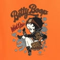 thumbnail image 5 of Wild Bobby Biker Betty Boop Wild One MC Motorcycle Betty Boop Womens T-Shirt, Orange, Large, 5 of 5