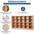 thumbnail image 3 of Luku Cubby Storage Organizer Cubes, Daycare Shelves, 3 of 7