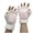 A1#-White, variant on Women's Cute Cat Paw Fingerless Gloves, Warm Half Finger Cartoon Mittens