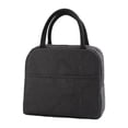 thumbnail image 4 of Bolsa impermeable para el almuerzo, bolsa para el almuerzo con forro suave aislado, bolsas térmicas para comida, Picnic, para el trabajo de oficina en , negro Gloria Bolsas de almuerzo para picnic, 4 of 7