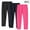 Hot Pink, variant on 3 Pack Girls Solid Color Leggings Casual Yoga Pants for Girls Stretchy Leggings Girls Athletic Leggings Blue 7-8 Years