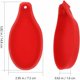 thumbnail image 2 of Juego de 2 reposacucharas de silicona resistentes al calor rojo, 2 of 5