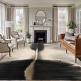 thumbnail image 2 of Black Beige Lake Large Area Rugs for Bedroom Living Room, Soft Non Slip Carpet Bedside Rug, Abstract Aesthetics Mysterious Rectangular Floor Cover Kitchen Accent Rug 5'x7' for Dining Room/Office, 2 of 9