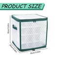 thumbnail image 3 of Christmas Ornament Storage Box, Christmas Storage Containers Organizer Bag with Dividers - Fits up to 64 Holiday Xmas Ornaments Decorations Seasons Balls, 3 of 9