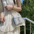 thumbnail image 3 of Bolso de hombro con cadena de corazón para mujer, bolso clásico de Color sólido, bolso de citas para mujer, 3 of 4