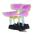 thumbnail image 3 of Coral artificial de silicona simulación de plantas de coral acuario pecera paisaje decoración púrpura, 3 of 12