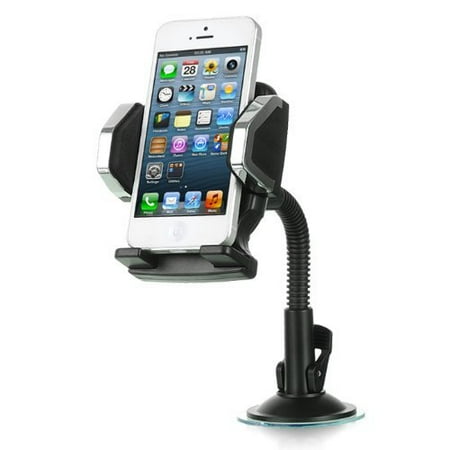 Universal Car Mount Suction Phone Holder For Cell Phone Smartphone iPhone X 8 7 6 6S Plus SE 5S iPod / Samsung Galaxy S8 S7 S6 Edge On5 J7 J3 J1 / LG G6+ G Stylo 3 2 Stylus Tribute HD K7 G6 (Best Iphone Se Car Mount)