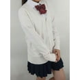 thumbnail image 2 of jinghuiyue Women Sweater Cardigans V Neck Knitted Uniform Button up Long Sleeve JK Top Clothing with Pockets XXL, 2 of 7