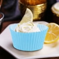 thumbnail image 3 of Cupcake Liners Paper Mini Round Cake Cup 100PCS Mini Cupcake Liners Round Cake Baking Cups Muffin Cases Home Party Blue, 3 of 8