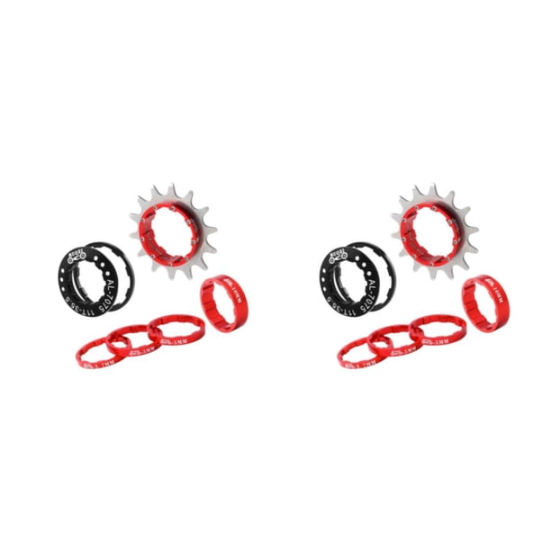 Wosthever Single Speed Flywheel Adapter Cassette Cog Removeable Spacers Type1 NO1