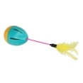 thumbnail image 2 of Juguetes para gatitos, juguete de plumas para gatos, juguetes interactivos brillantes para gatos, juguete para gatos con plumas y campana, rendimiento probado Jadeshay  A, 2 of 8
