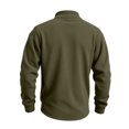 thumbnail image 6 of Mock Neck Sweatshirt Men Long Sleeve Corduroy Zipper Sweatshirts Soft Lightweight Outdoor Gym Athletic Vacation, 6 of 6
