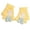 Yellow, variant on Kids Themed Winter Gloves Soft Polyester Rabbits Design Warm Comfortable Outdoor Play Accessory