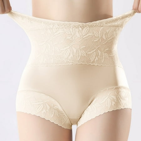 Njoeus Women s Underwear High Waisted Butt Lifter Seamless Tummy Underwear Control Panties for Women Soft Comfy Breathable Briefs Mesh Floral Lace Underwear Boyshorts Ladies Panties