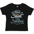 thumbnail image 3 of Inktastic Saint on Sunday Boys or Girls Toddler T-Shirt, 3 of 5