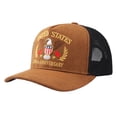 thumbnail image 3 of NIEWTR American 250th Anniversary Adjustable Baseball Cap Embroidered Patriotic Hat for Men Women Kids 250 Anniversary Usa Hat(A-Brown,One Size), 3 of 9