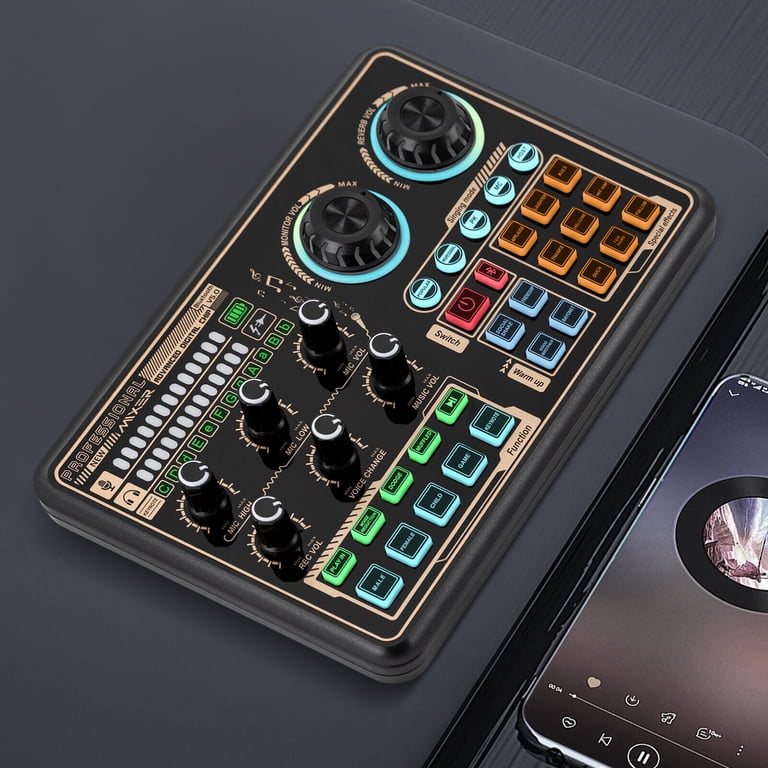SK600 Sound Effects Board with LED Lights - Bluetooth-Compatible
