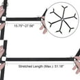 thumbnail image 4 of Luxtrada 6 Sides Heavy Duty Triangle Bed Sheet Clip, Adjustable Elastic Sheet Straps Suspenders Gripper Fastener Holder, Triangle Crisscross Bed Sheet Clips, Fit Round & Square Mattresses, 4 of 6