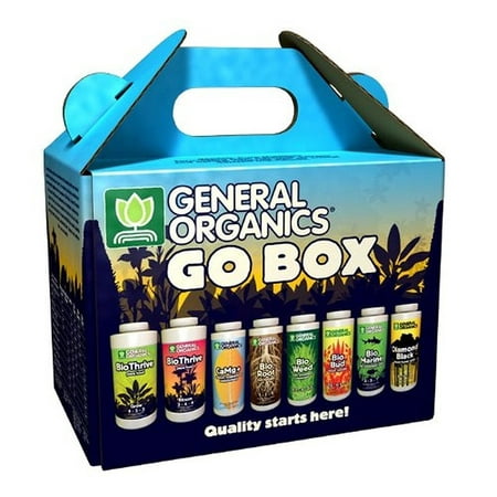 General Organics Go Box, Premium biological plant foods and supplements By General (Best Organic Hydroponic Nutrients Cannabis)