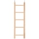 thumbnail image 1 of Escalera para jaula de loros, escalera para pájaros de madera, escalera para morder pájaros, juguete para moler pájaros, escalera para escalar, 1 of 6