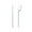 Silver, variant on Elli by Julie & Grace Crystal Long Bar Earrings 925 Silver For Women