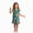 N207-Green, variant on NOLDARES Girls Nightgowns Halloween Spider Print Sleepwear Night Sleep Dress Pajamas Little Kids Toddler Soft Nightgown(N207-Yellow)