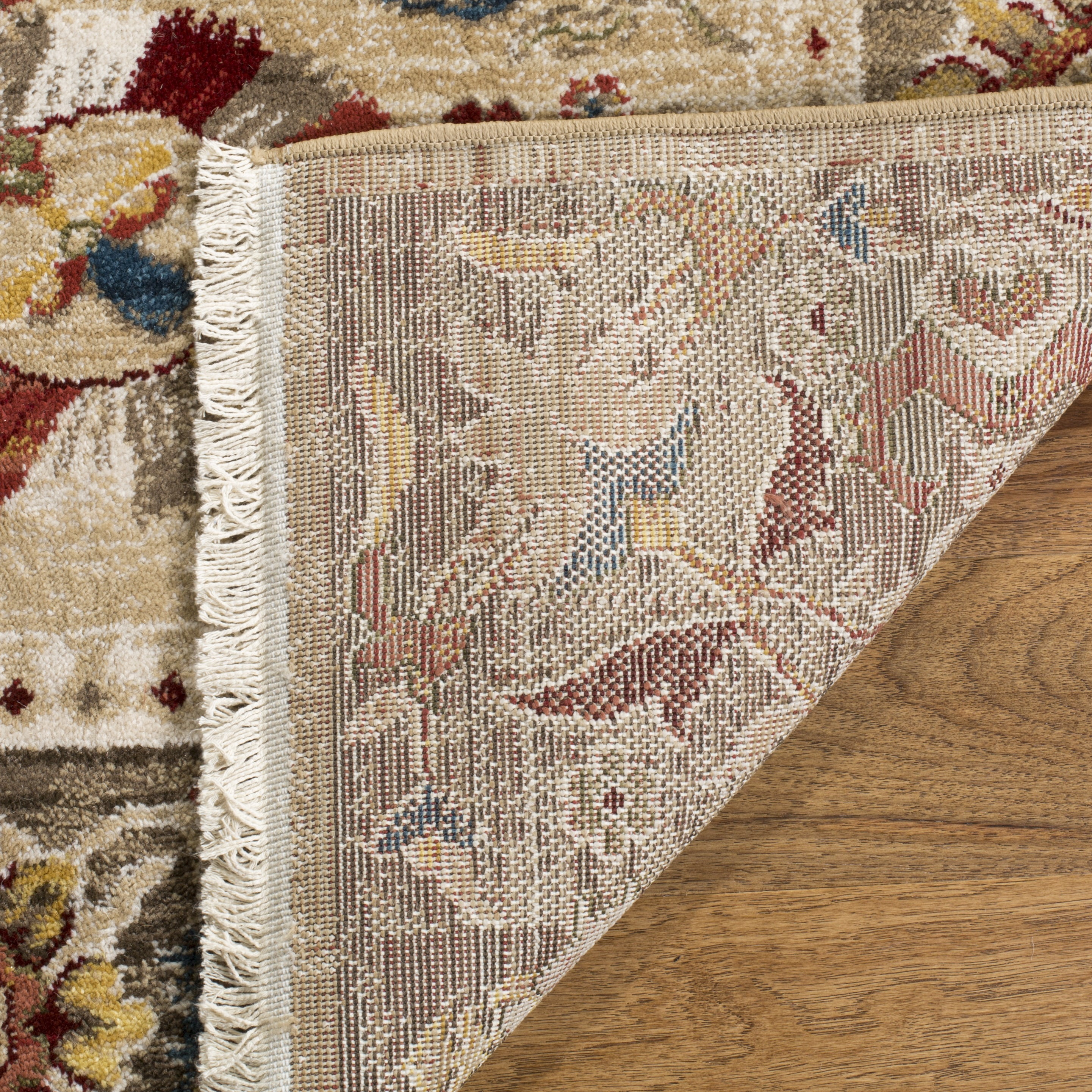 Safavieh Kashan Vaska Oriental Area Rug, Beige/Taupe, 4' x 4' Round