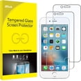 thumbnail image 1 of Baomifa-Protecteur d'Écran pour iPhone 6 et iPhone 6s, 4.7 Pouces, Film en Verre Trempé, Compatible avec Étui, HD Clair, Lot de 2, 1 of 4