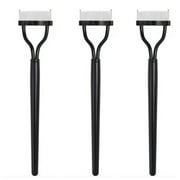 WoWstyle Eyelash Comb Brush Curler Mascara Applicator Stainless Steel Pins ABS Handle Cosmetic Makeup Tools, 3PCS