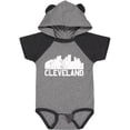 thumbnail image 3 of Inktastic Cleveland Skyline Grunge White Boys or Girls Baby Bodysuit, 3 of 5