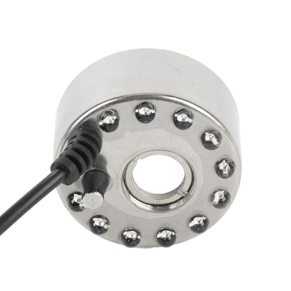 Water Fountain Atomizer, Zinc Alloy Fog Mist Making Machine Fish Reptile Tank Fogger for Fish Tank Rockery Decoration