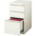 thumbnail image 4 of Bowery Hill 3-Drawer Modern Metal Mobile Pedestal File Cabinet in White, 4 of 8