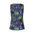 thumbnail image 5 of Picia Magic Toads in Hats Pattern Women's Workout Tank Top,Breathable Activewear,Slim Fit Athletic Top,Versatile Workout Moisture-wicking top-Small, 5 of 9
