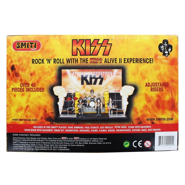 KISS Alive II SMITI 3 Inch Mini Figure Playset - Walmart.com