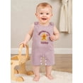 thumbnail image 4 of BemeyourBBs Baby Christmas Striped Overall Romper Santa Sleeveless Bodysuit, 4 of 9