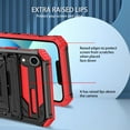 thumbnail image 6 of For iPhone XR Case with Belt Clip Holster, Heavy Duty Military Grade Drop Protective, 360° Rotating Kickstand Shockproof TPU Shell Durable Rugged Cover For iPhone XR, Blue, 6 of 15