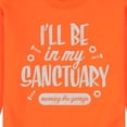 thumbnail image 3 of Instant Message - I'll Be In My Sanctuary Garage - Men's Crew Neck Fleece Pullover, 3 of 7