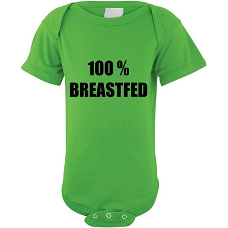 

Breastfed Baby Bodysuit One Piece Apple Green 6 Months